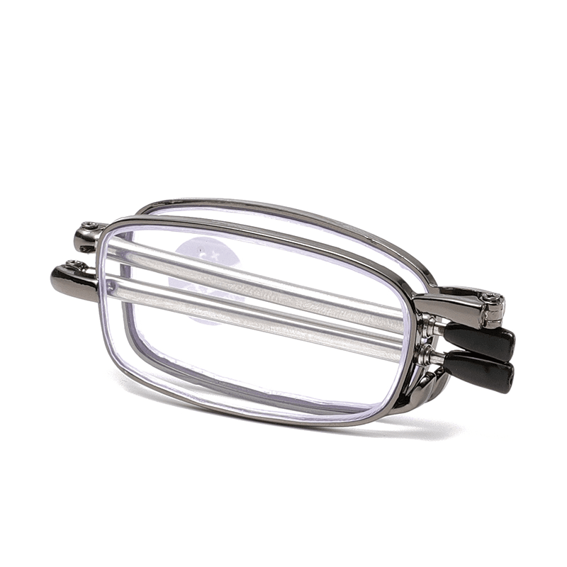 [3133 người bộ sưu tập] Cao cấp gấp di động chống ánh sáng xanh siêu nhẹ lão hoa kính mắt hợp kim ch