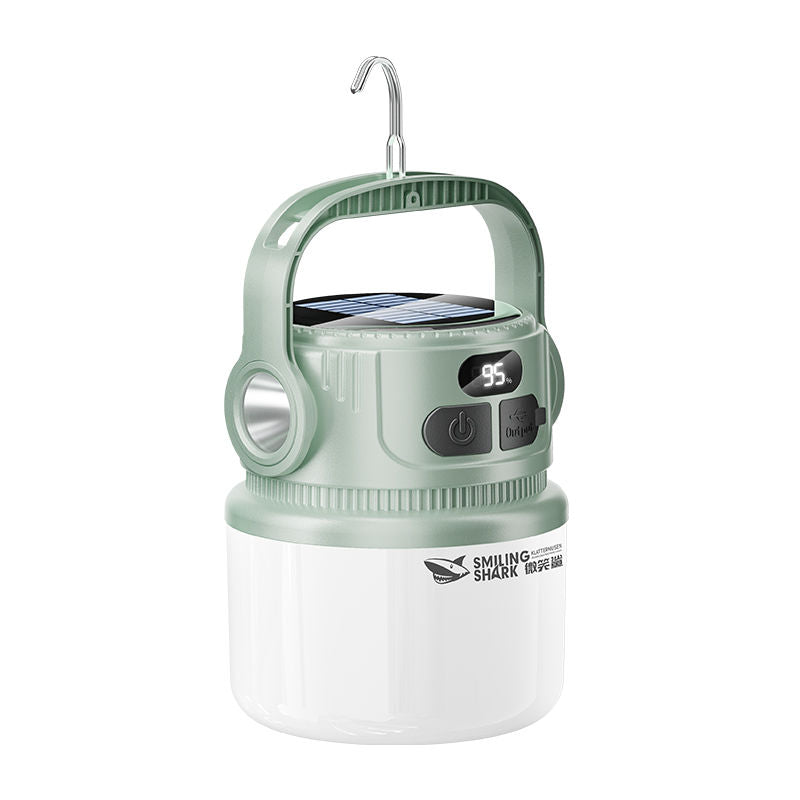 Đèn cắm trại năng lượng mặt trời có thể sạc lại siêu dài độ