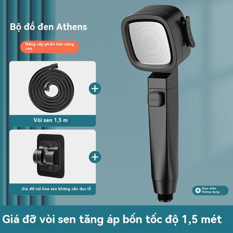 Đầu phun hoa tăng áp MUVI Mộc Duy vòi hoa sen vòi hoa sen