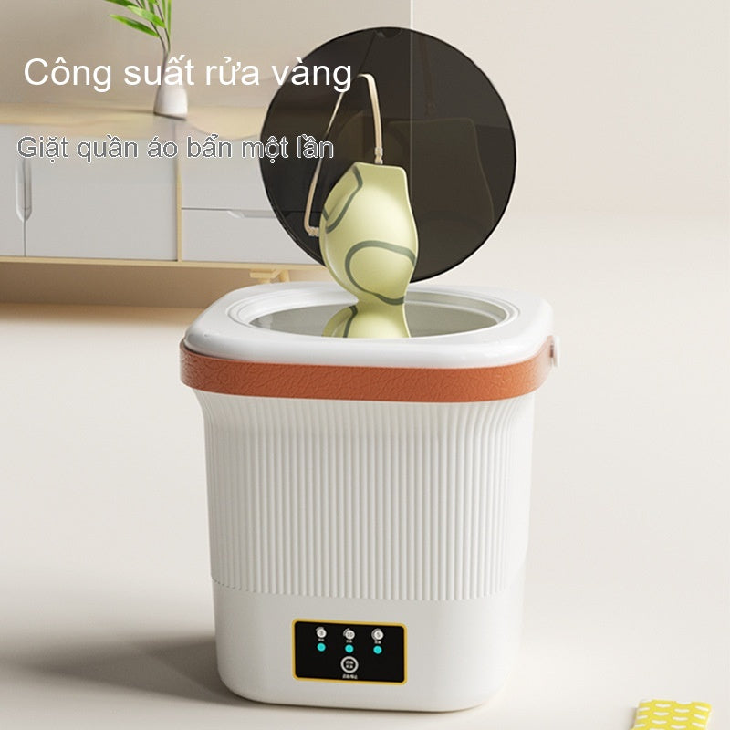 Máy giặt đồ lót mini tất cả trong một xuyên biên giới 9L làm sạch nhỏ gia đình giặt đồ lót0511