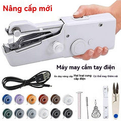 Bộ máy may điện cầm tay nhỏ cho người mới bắt đầu gia đình đa chức năng di động DIY quần áo thợ may