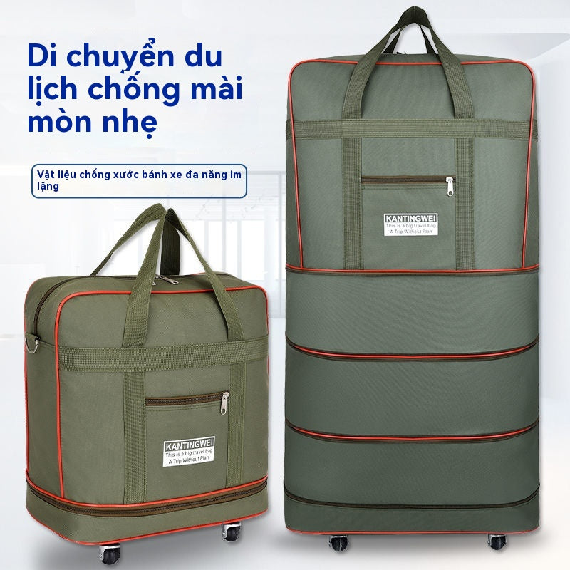 Không thấm nước có thể mang theo hành lý vải Oxford túi du lịch công suất lớn