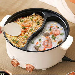 Nồi lẩu điện gia đình nồi nấu điện ký túc xá sinh viên đa chức năng tất cả trong một nồi điện nhỏ nồ