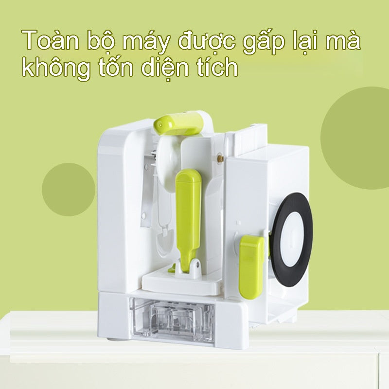 Máy cuộn lụa lắc tay được chứng nhận FDA Máy cắt rau đa chức năng Máy bào lụa thủ công củ cải Máy cắ