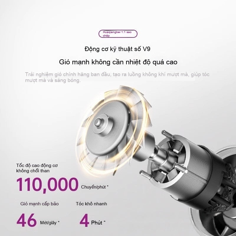 Máy sấy tóc tốc độ cao công nghệ Đức  ion âm không làm tổn thương máy sấy tóc điện gia đình công suất