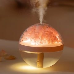 Máy tạo độ ẩm hoa vĩnh cửu USB sạc mẹ và trẻ sơ sinh nhà phòng ngủ văn phòng bù nước phun đèn ngủ Qu