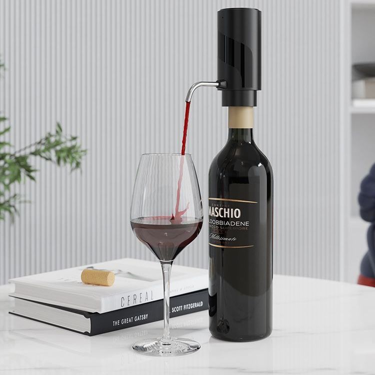 Máy đánh thức rượu vang điện Máy phân phối rượu vang thông minh tự động Thiết bị oxy hó
