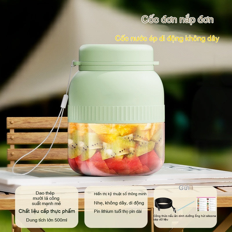 máy ép trái cây điện nhỏ gia đình di động không dây công suất lớn