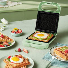 Máy làm bánh sandwich,Máy ăn sáng đa chức năng gia đình Máy làm bánh mì nướng thức ăn nhẹ hai