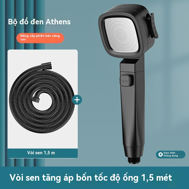 Đầu phun hoa tăng áp MUVI Mộc Duy vòi hoa sen vòi hoa sen