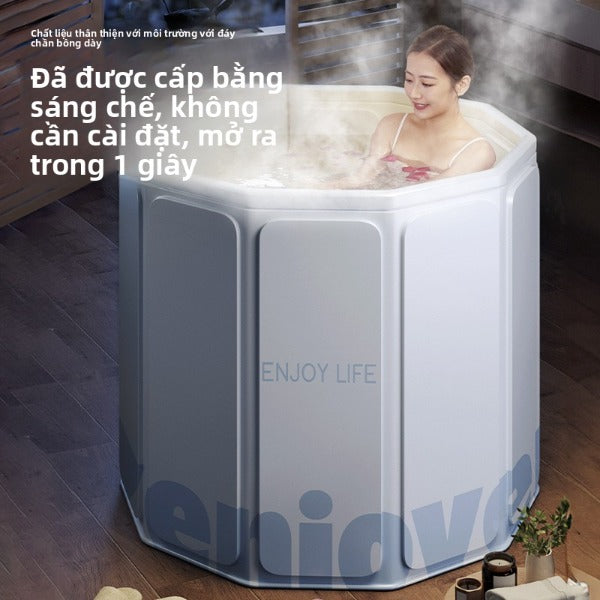 thùng tắm di động thùng tắm gấp người lớn làm dày nhiệt độ không đổi gấp thùng t