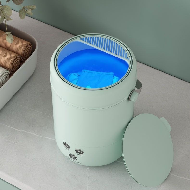 Máy giặt nhỏ mini khử trùng ánh sáng xanh máy giặt đồ lót, tất, quần lót chuyên dụng