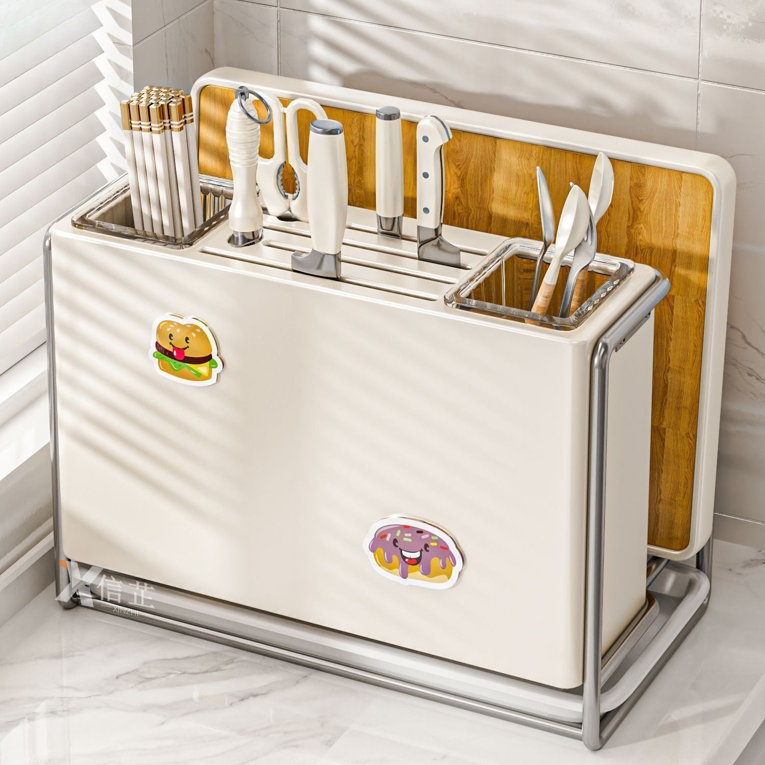 giá đỡ bếp giá đỡ dao giá đỡ tất cả trong một giá đỡ dao làm bếp đặt thớt dao giá đỡ lưu trữ