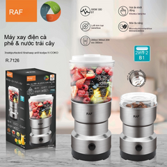 Máy ép trái cây đa chức năng RAF Máy xay đậu điện Máy xay khô Máy xay hạt cà phê di động