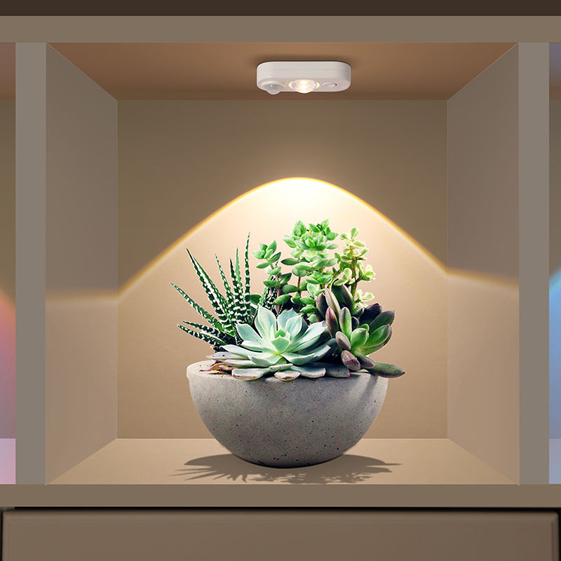 Rexie chiếu sáng led sạc cảm ứng đèn ngủ miễn phí đục lỗ độ bền lâu miễn phí dây dán tủ hành lang đè