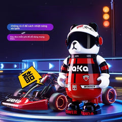 bình giữ nhiệt  Waka Panda 316 thép không gỉ nam nữ bình nước giá trị cao trẻ em ống hút cốc thủy tri