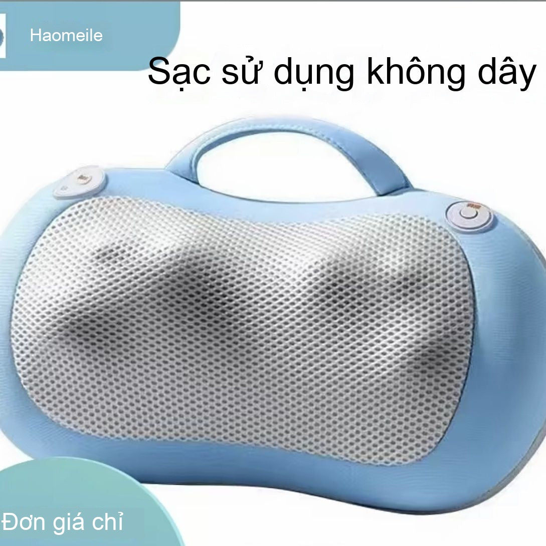 Massage Cổ thắt lưng gia đình lưng đa chức năng xe toàn thân nhào đệm văn phòng chân massage gối sạc