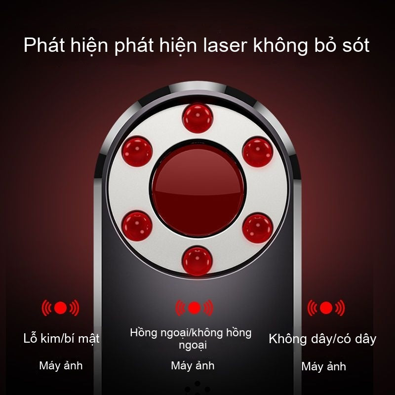 Máy dò tín hiệu không dây thông minh camera khách sạn máy dò hồng ngoại