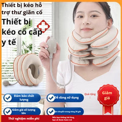Máy kéo cột sống cổ y tế Inflatable chỉnh hình y tế bảo vệ cổ hộ gia đình chống cúi đầu hỗ trợ cổ bả