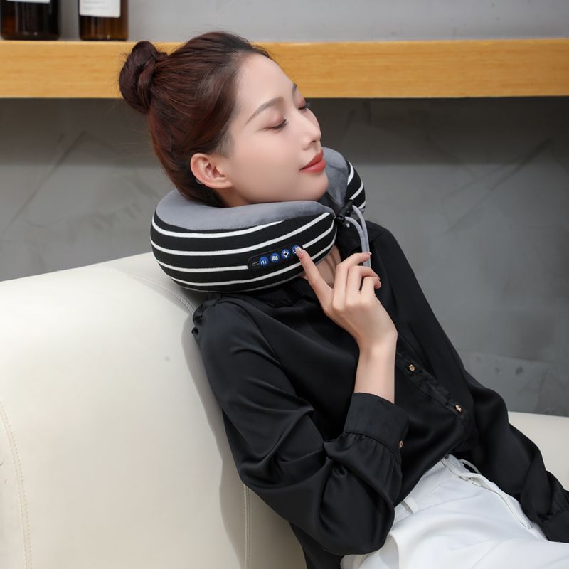 Gối massage yunui màu đen cao cấp