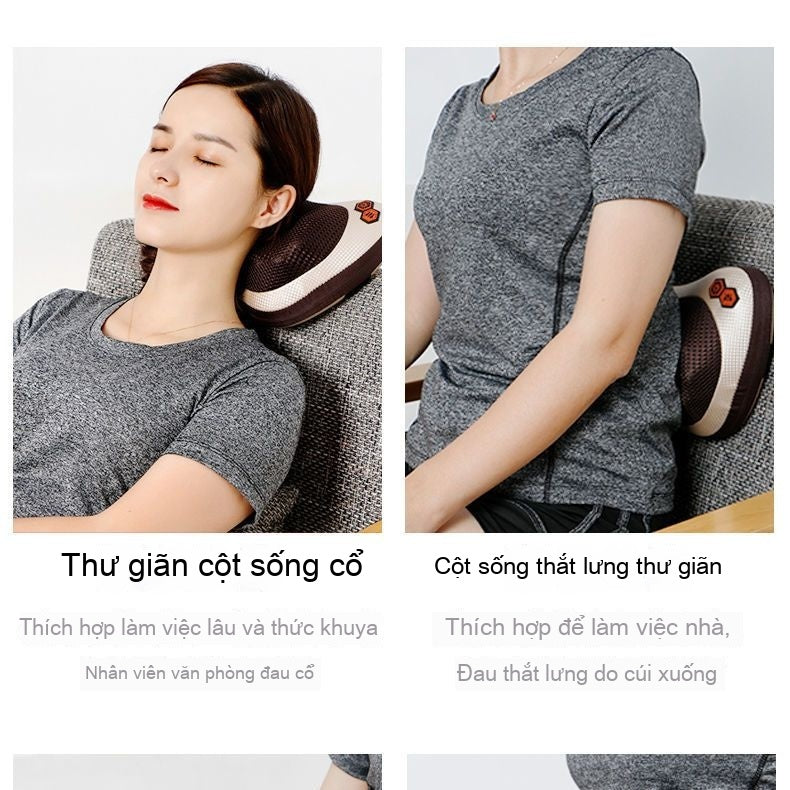 Máy massage cột sống cổ Máy massage vai cổ đa chức năng cho toàn bộ cơ thể Cổ thắt lưng lưng