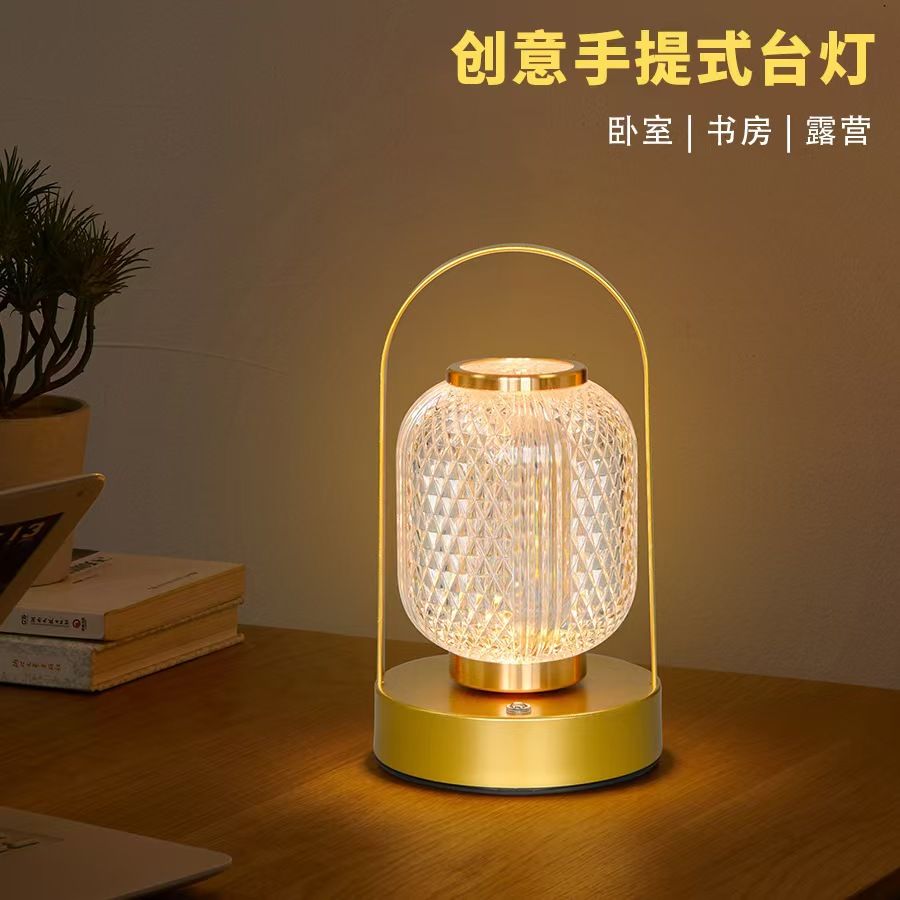 Đèn sạc siêu bền đèn bàn sạc đặt quầy hàng đèn chợ đêm đèn bàn đặt quầy hàng ngoài trời thanh xách t