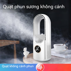 Máy làm lạnh bàn làm mát văn phòng làm mát quạt làm ẩm phun không lá làm mát qu