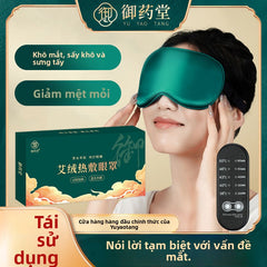 Máy massage thư giãn mắt nhung nóng nén hơi nước mặt nạ mắt nhiệt độ không đổi học sinh ngủ giảm mệt mỏi