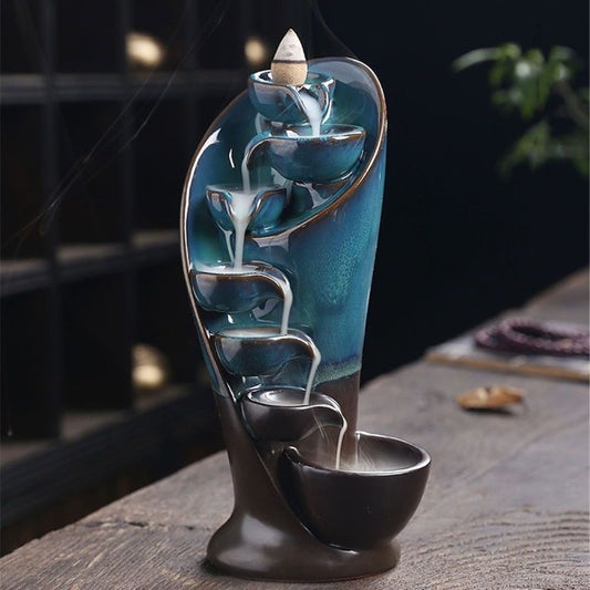 Thác nước đốt trầm hương, dụng cụ đốt trầm hương cao cấp