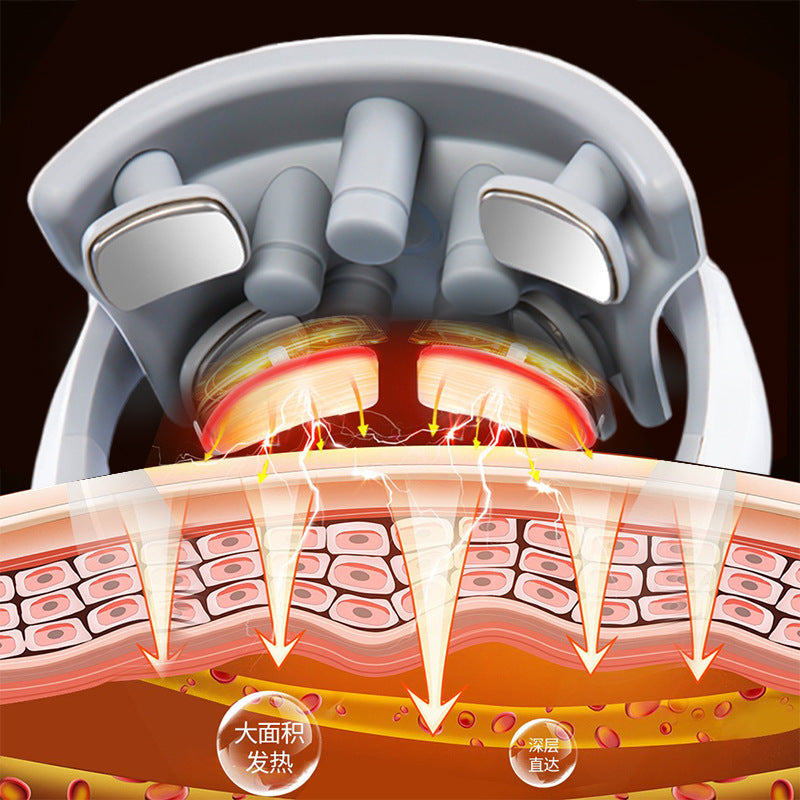 Máy massage cột sống điện di động thông minh xung bảo vệ cổ cổ vai cổ vật lý trị liệu chư