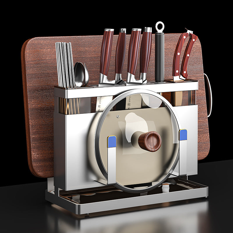 Giá đỡ nhà bếp  inox 304 giá đỡ dao thép không gỉ giá đỡ bếp giá treo tường đa chức năng dao cắt đũ