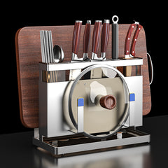 Giá đỡ nhà bếp  inox 304 giá đỡ dao thép không gỉ giá đỡ bếp giá treo tường đa chức năng dao cắt đũ