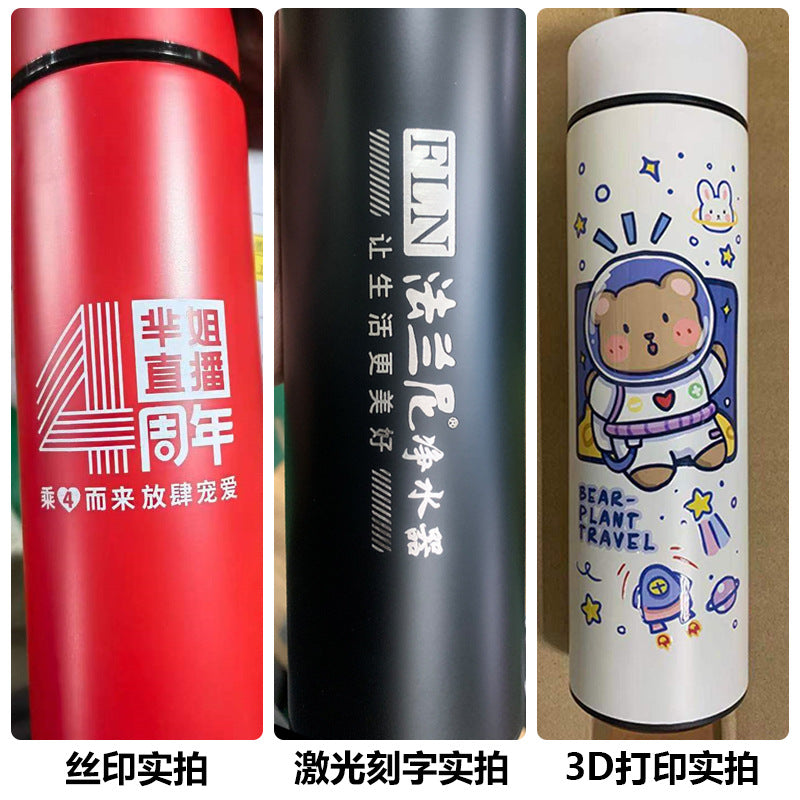 Cốc giữ nhiệt thông minh với nhiệt độ hiển thị 304 cốc nước giữ nhiệt bằng thép không gỉ