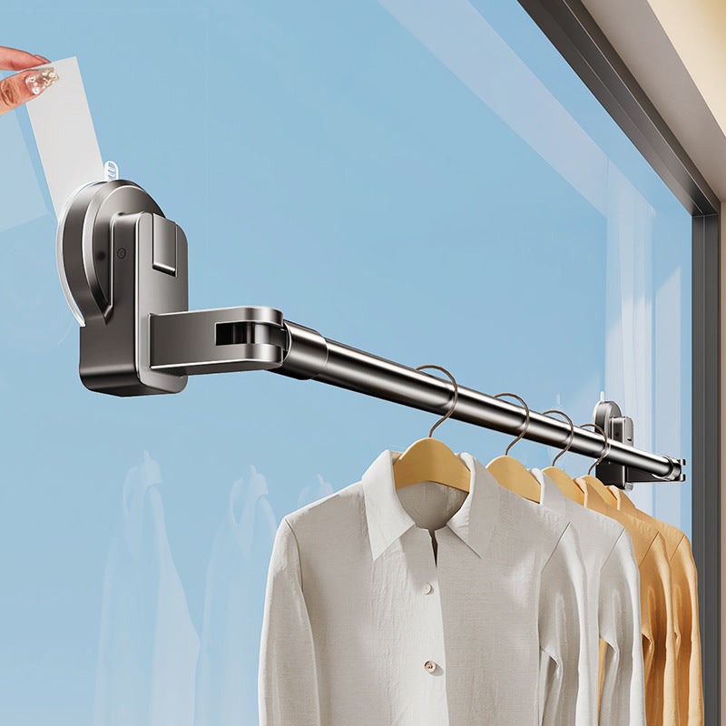 Gậy phơi quần áo phơi quần áo móc phơi quần áo gia dụng ban công thanh phơi quần áo trong nhà