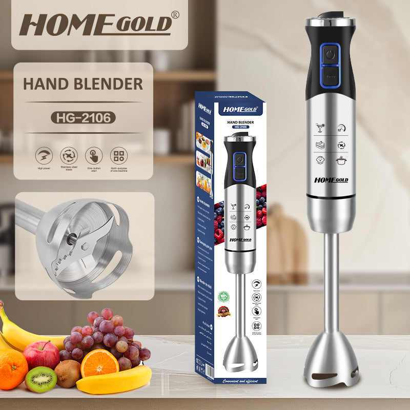 Máy xay cầm tay điện gia đình Máy ép trái cây đầu dao thép không gỉ Máy thực phẩm bổ sun