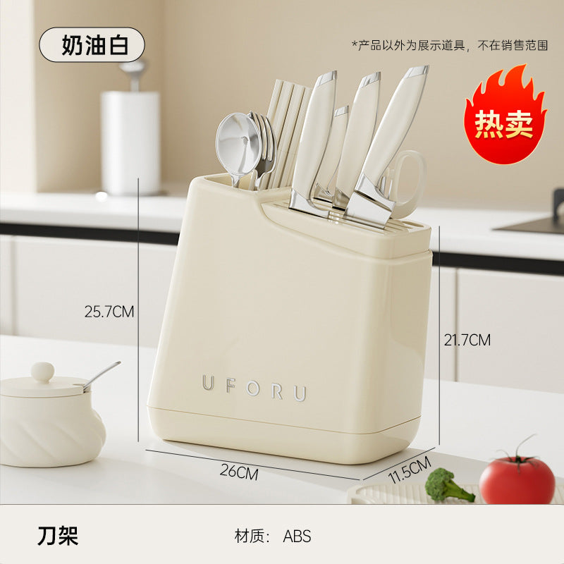 Giá lưu trữ hộp đựng đũa giá đỡ dao gia đình, mặt bàn nhà bếp, dao làm bếp đa chức năng, đũa, thìa,