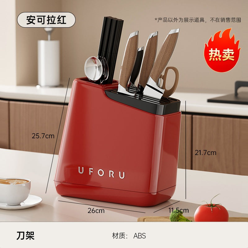 Giá lưu trữ hộp đựng đũa giá đỡ dao gia đình, mặt bàn nhà bếp, dao làm bếp đa chức năng, đũa, thìa,