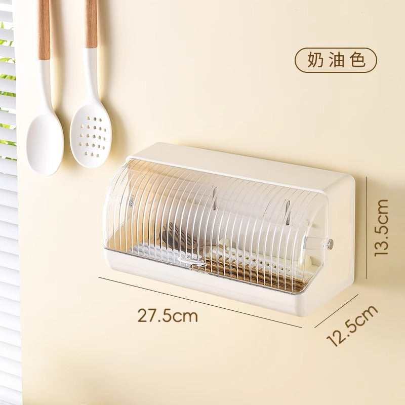 Đũa để nước hộp lưu trữ nhà bếp gia đình nhẹ sang trọng có nắp chống bụi