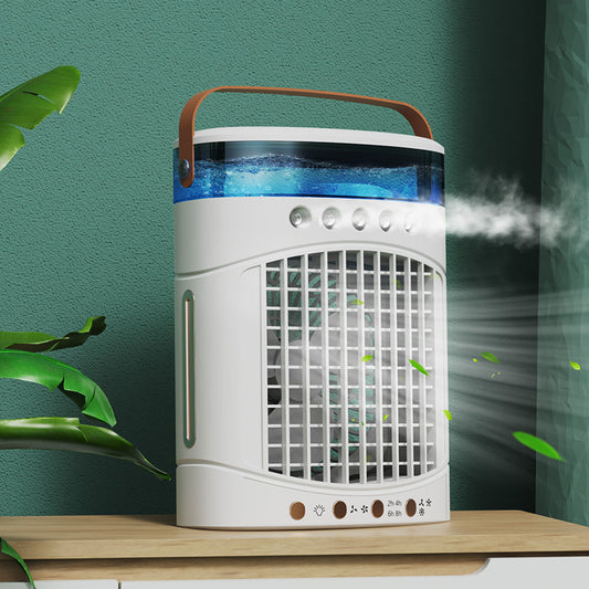 Máy tạo độ ẩm đa phun xuyên biên giới văn phòng ký túc xá sinh viên USB quạt phun quạt điện nhỏ máy