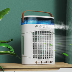 Máy tạo độ ẩm đa phun xuyên biên giới văn phòng ký túc xá sinh viên USB quạt phun quạt điện nhỏ máy