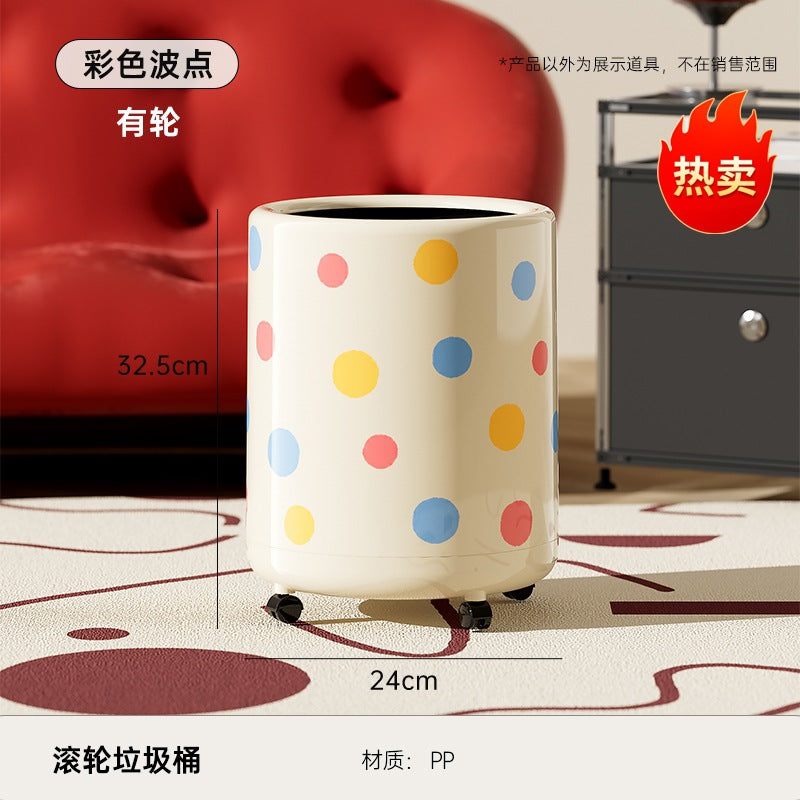 Thùng rác giá trị cao gia đình phòng khách phòng ngủ nhẹ sang trọng có thể di chuyển nhà bếp lớn côn