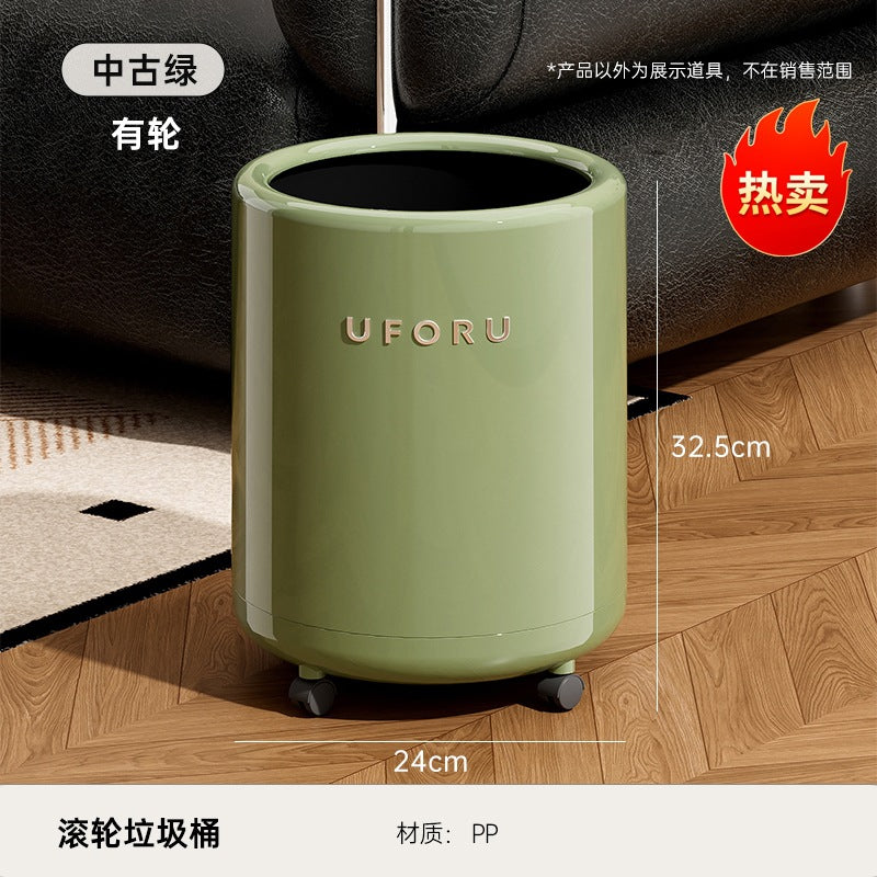 Thùng rác giá trị cao gia đình phòng khách phòng ngủ nhẹ sang trọng có thể di chuyển nhà bếp lớn côn
