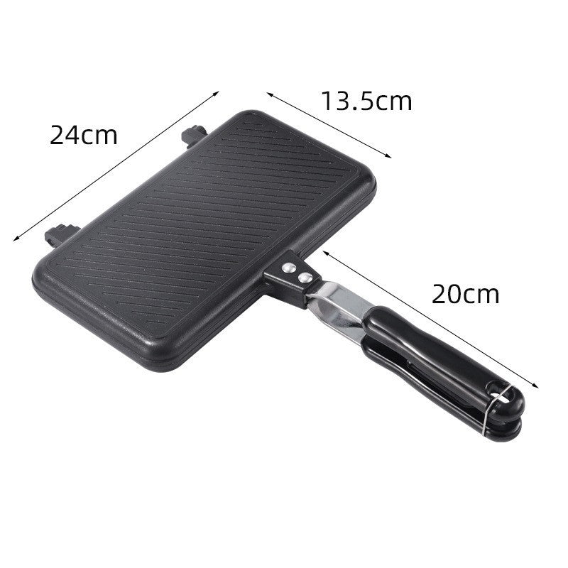 Máy làm Sandwich nướng đĩa khuôn không dính hai mặt chảo chiên gia đình Bữa sáng trứng chiên nồi bán