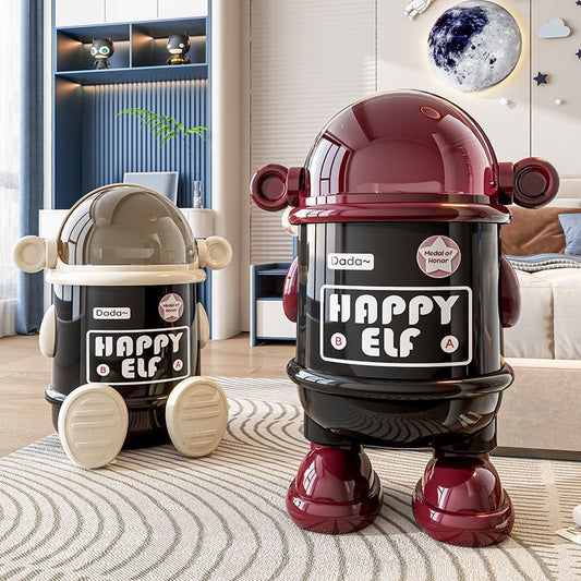 Thùng rác Phi hành gia thùng rác nhà phòng khách nhẹ sang trọng cao cấp 2025 giá trị màu sắc cao sáng tạo phòn