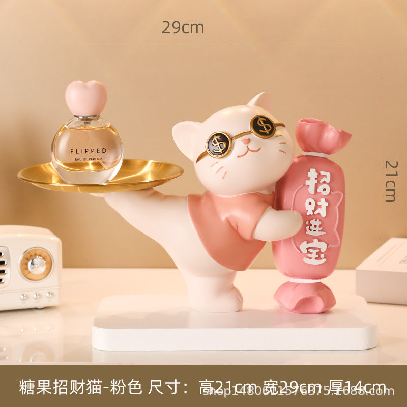 mèo may mắn lưu trữ quà tặng đồ trang trí nhà cửa nhà máy bán hàng trực tiếp dọn