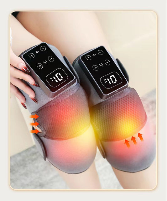 Máy sưởi đầu gối massage dụng cụ graphene sưởi ấm bảo vệ đầu gối vật lý trị liệu chườm nóng cổ v