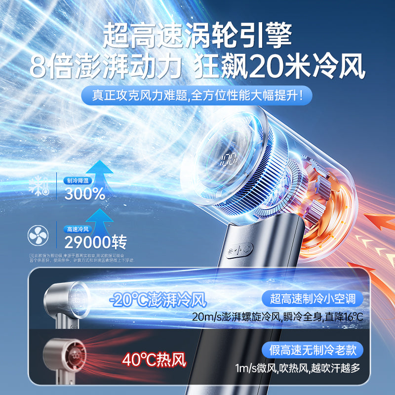 Quạt cầm tay làm lạnh đá bán dẫn mới công suất lớn quạt nhỏ di động quạt mini sạc USB