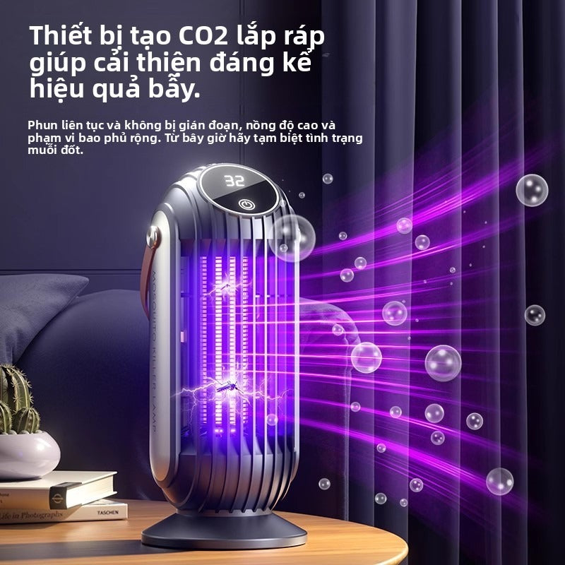 Đèn diệt muỗi điều khiển ánh sáng đồ tạo tác gia dụng 2025 đèn chống muỗi mới trong nhà chống côn tr