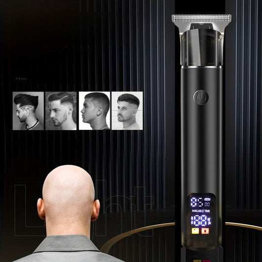 Máy cắt tóc làm tóc điện đẩy đầu dầu điện đẩy đầu dầu cắt khắc đầu hói cắt tóc đẩy