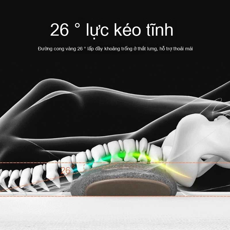 Gối thắt lưng trên giường ngủ bảo vệ thắt lưng đệm thắt lưng gối ngủ hỗ trợ thắt lưng massage làm nó